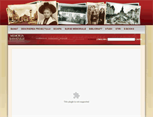 Tablet Screenshot of memoriabanatului.ro